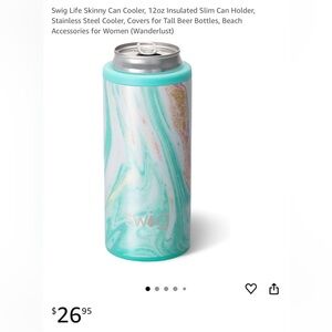 Swig Life Wanderlust Slim Insulated Can Cooler